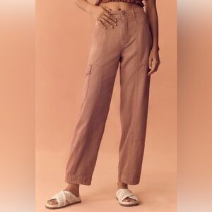 Anthropologie Brown Cargo Pants